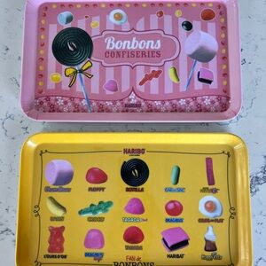 2 Haribo Candy-Themed Plastic Trays